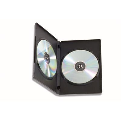 Custodia Doppia per DVD/CD BOX  Nero