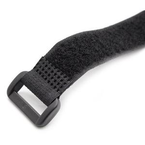 Fascette Fermacavo Nero in Velcro Set da 10 pz