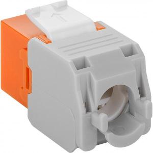 Frutto Keystone RJ45 Cat6A UTP 500MHz Arancione