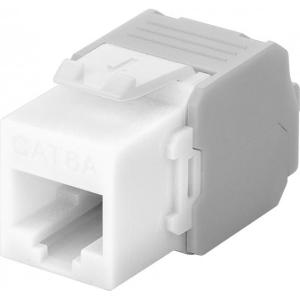 Frutto Keystone RJ45 Cat6A UTP 500MHz Bianco