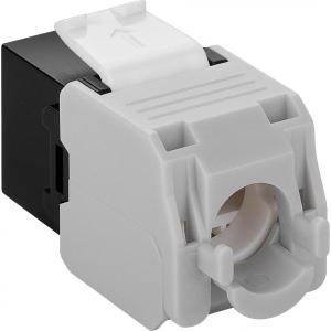 Frutto Keystone RJ45 Cat6A UTP 500MHz Nero