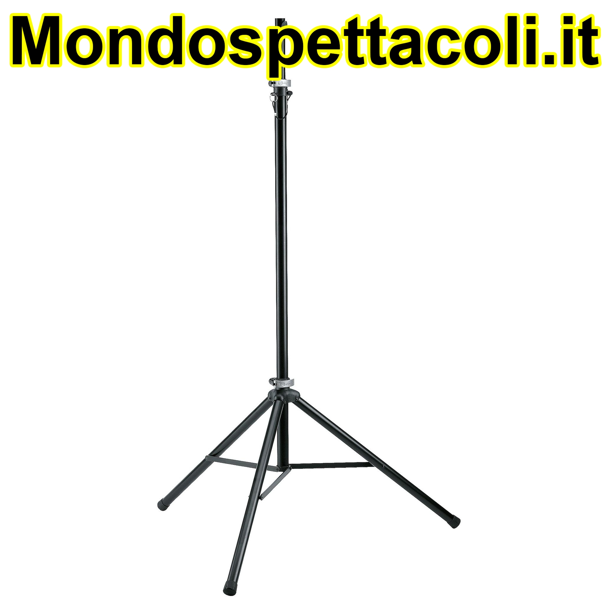 K&M black anodized Lighting stand 24625-000-35