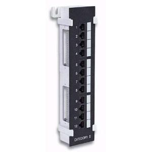 Pannello Patch 12 Porte UTP Cat6 Installazione a Muro