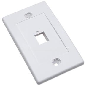 Placca porta frutti 1 posto mod. 503 Bianco