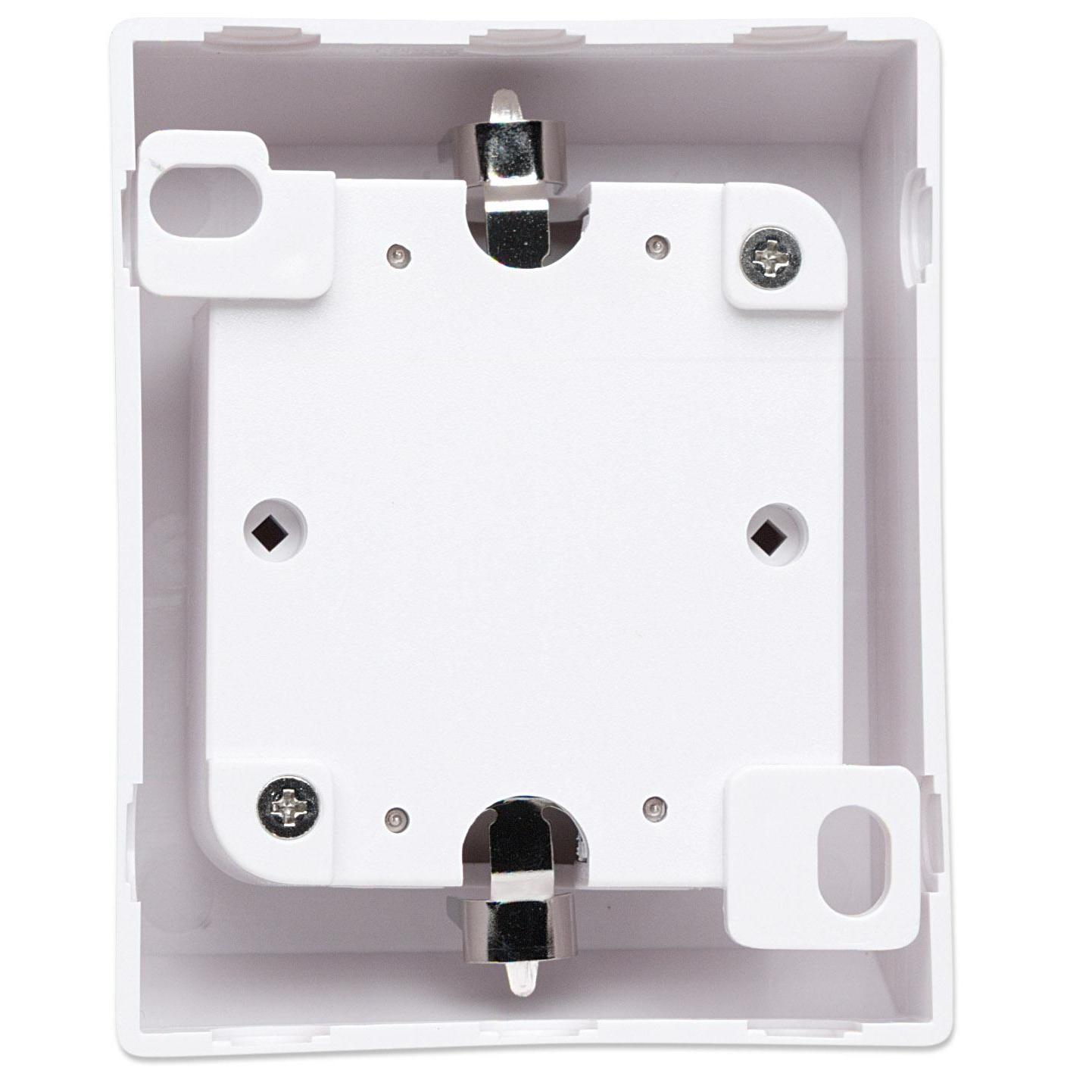 Presa a muro RJ45 Cat5e esterna 2 porte, UTP, colore bianco