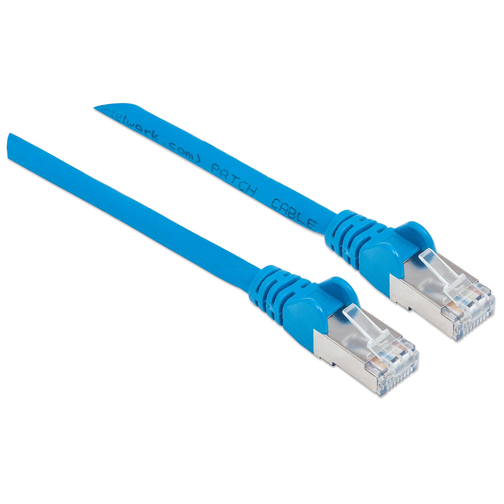 Cavo Patch Cat.7 Plug RJ45 6A S/FTP LSZH 30m Blu