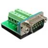 Adattatore DB9 pin Maschio Terminal Block 10 pin