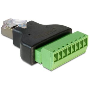 Adattatore RJ45 Maschio Terminal Block 8 pin