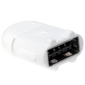 Adattatore USB 2.0 OTG MicroB M / A F per Smartphone/Tablet Bianco