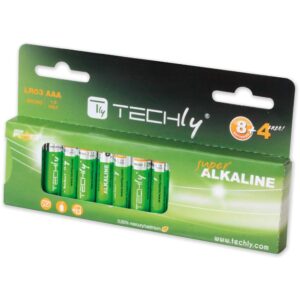 Blister 12 Batterie High Power Mini Stilo AAA Alcaline LR03 1,5V