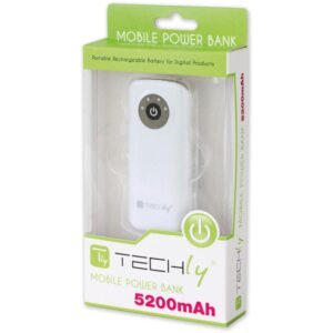 Carica Batterie Power Bank per Smartphone 5200mAh USB