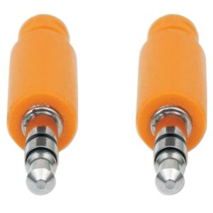 Cavo Audio con Guaina Intrecciata 1m Blu/Arancione con Blister