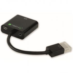 Cavo Convertitore Adattatore da HDMI a VGA con Micro USB e Audio