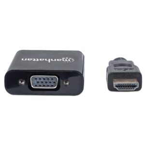 Cavo Convertitore HDMI a VGA con MicroUsb 30cm Nero