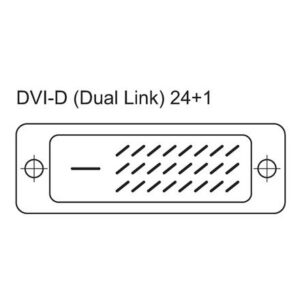 Cavo DVI digitale Dual Link (DVI-D) con ferrite 20 mt.