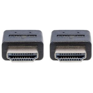 Cavo Flat HDMI 2.0 HighSpeed con Ethernet 0,5m Nero