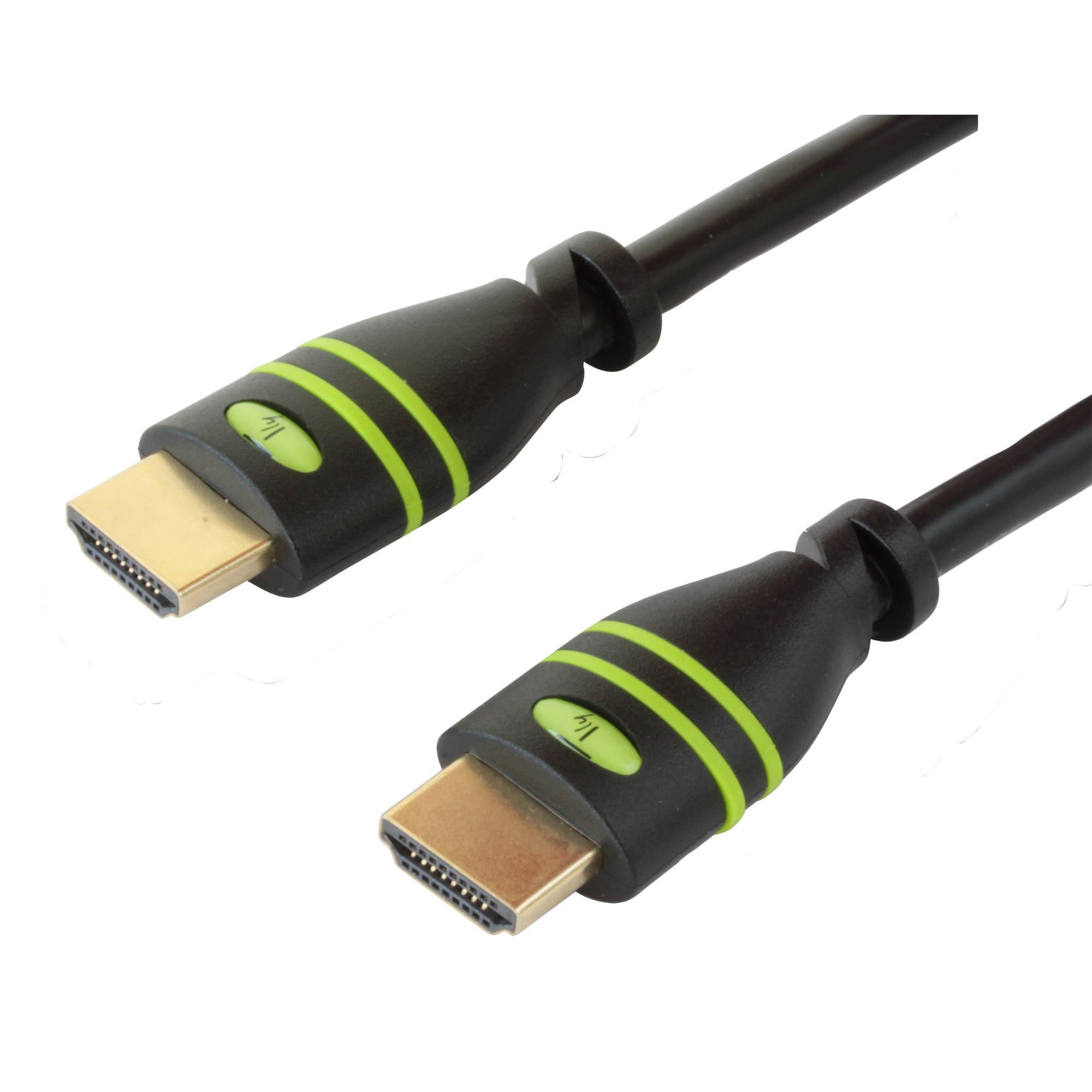 Cavo HDMI High Speed con Ethernet A/A M/M 1 m Nero