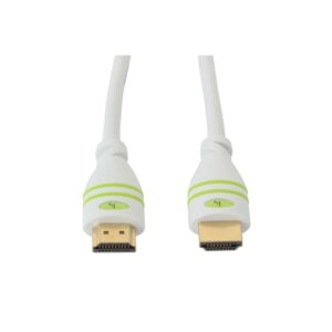 Cavo HDMI High Speed con Ethernet A/A M/M 2 m Bianco