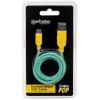 Cavo Micro USB Guaina Intrecciata USB2.0 A M/MicroB M Azzurro Blister