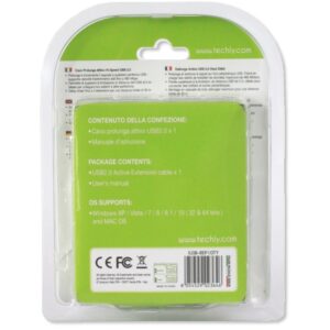 Cavo Prolunga Attivo USB2.0 Hi-Speed 10m