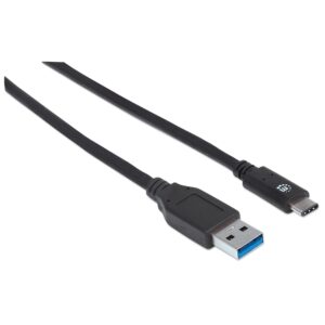 Cavo USB-A 3.1 Gen2 Maschio / USB-C™ Maschio 1m Nero