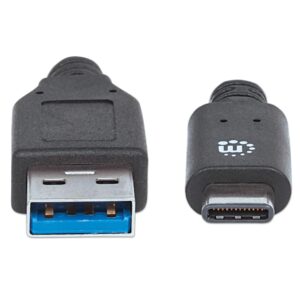 Cavo USB-A 3.1 Gen2 Maschio / USB-C™ Maschio 1m Nero