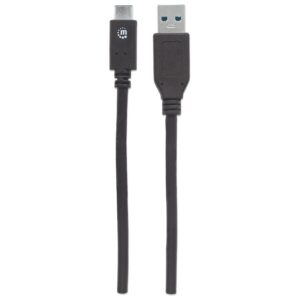 Cavo USB-A 3.1 Gen2 Maschio / USB-C™ Maschio 1m Nero