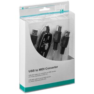 Cavo adattatore da USB a MIDI 2 mt