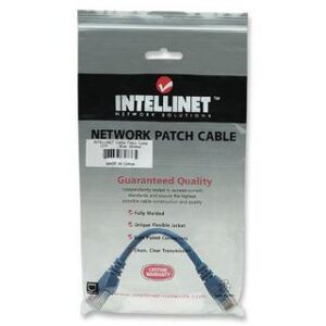 Cavo di rete Patch CCA Cat. 5e Blu UTP 0,5 mt