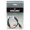 Cavo di rete Patch in CCA Cat. 6 Nero UTP 0,5 mt