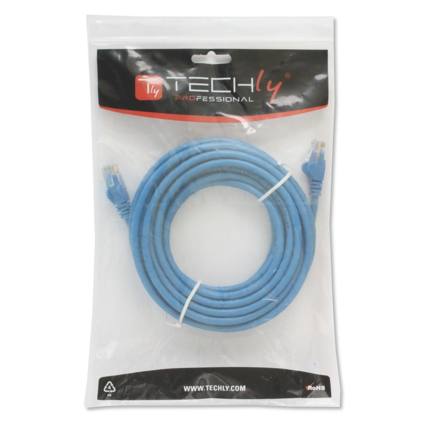 Cavo di rete Patch in CCA Cat.5E Blu UTP 20m