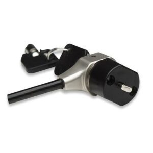 Cavo di sicurezza acciaio con serratura 1.8mt PVC Nero