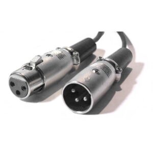 Cavo prolunga XLR Cannon 6 mt. col. Nero