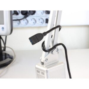 Cavo semi-rigido USB3.0 A Maschio / A Femmina 50cm Nero