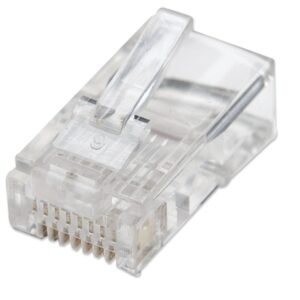 Confezione 100 Plug RJ45 UTP per Cavo Flessibile Cat.5E