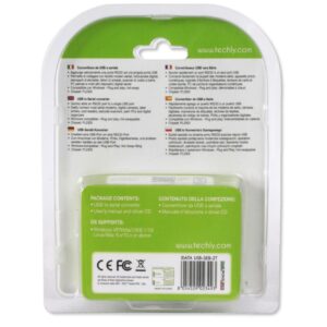 Convertitore Adattatore Techly da USB a Seriale in Blister