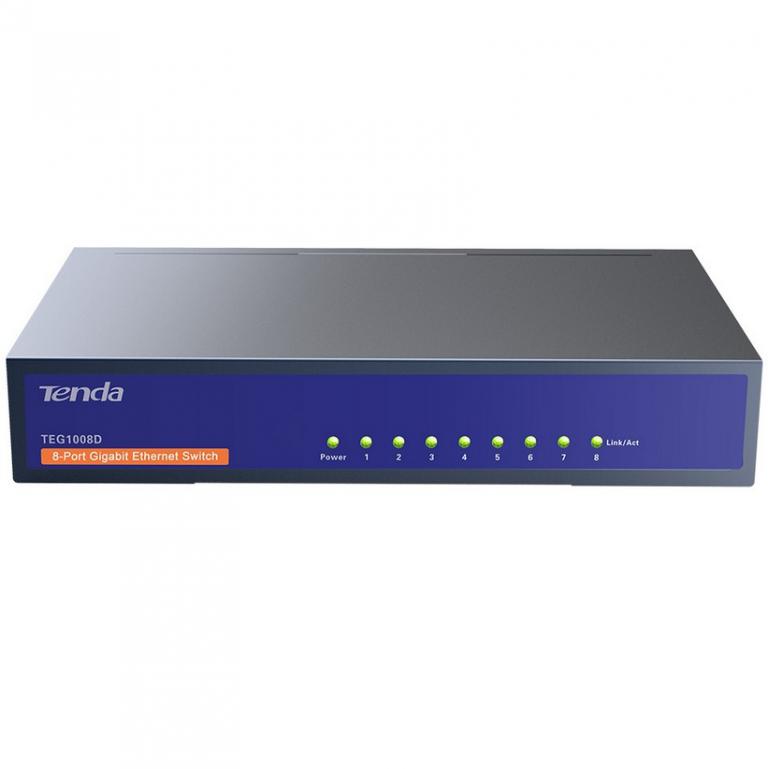 Desktop Switch 8 Porte Gigabit Blu TEG1008D