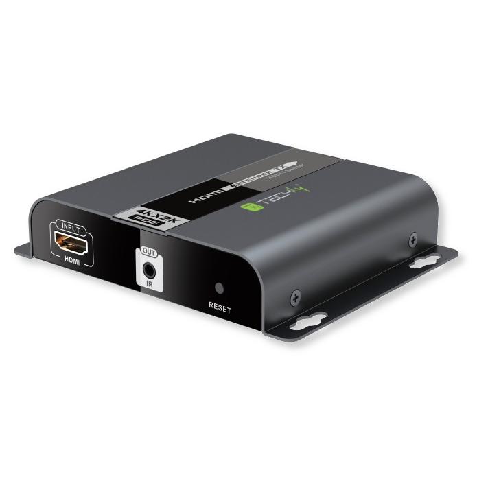 Extender HDMI HDbitT PoE 4K UHD con IR su Cavo Cat.6 fino a 120m