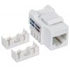 Frutto Keystone RJ45 Cat.6 UTP non schermato Bianco