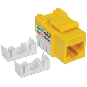 Frutto Keystone RJ45 Cat5e UTP Giallo