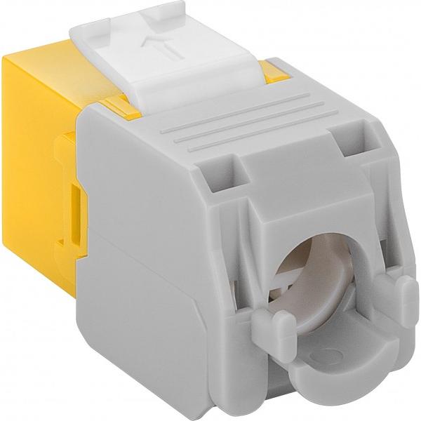 Frutto Keystone RJ45 Cat6A UTP 500MHz Giallo