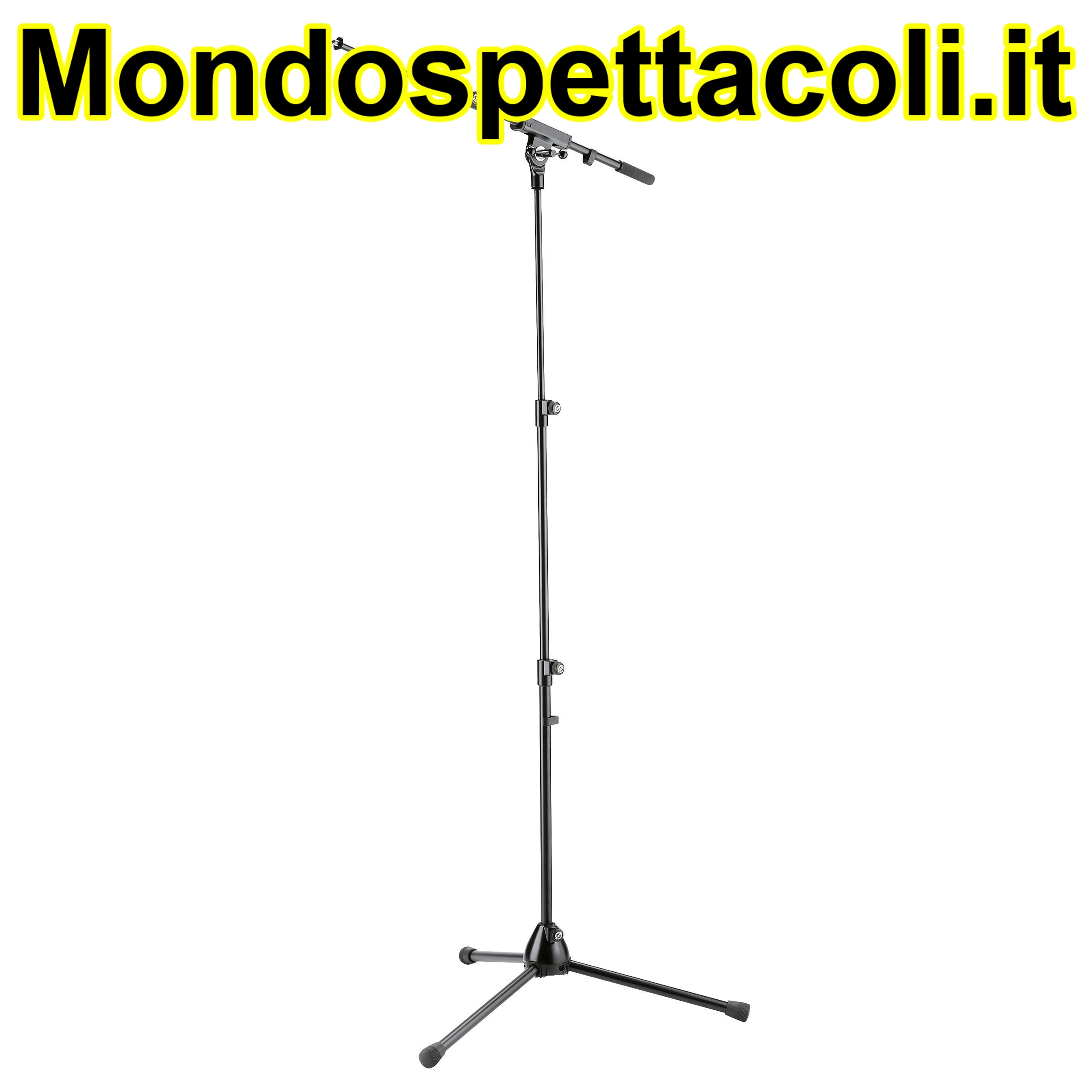 K&M black Microphone stand 25200-300-55