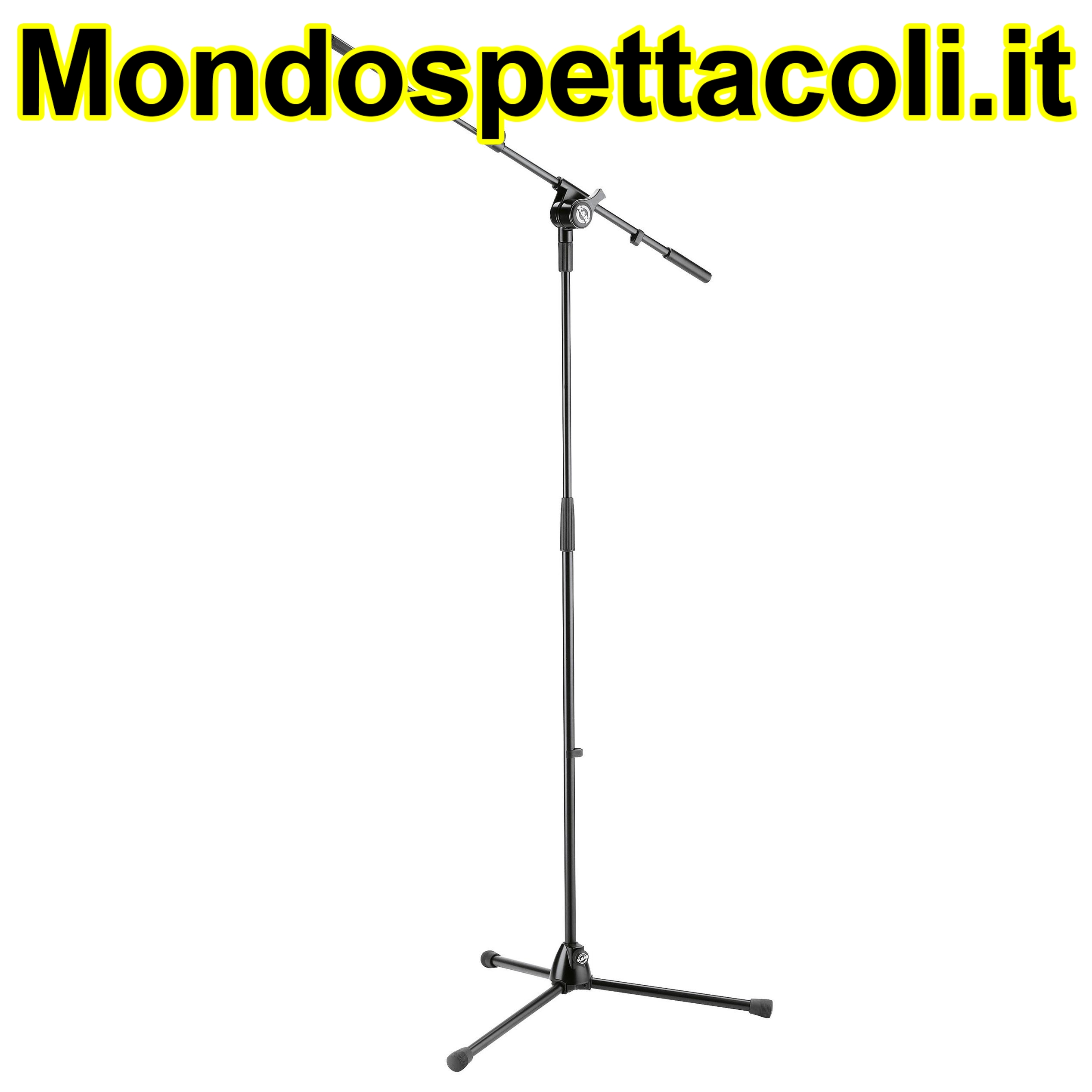 K&M black Microphone stand 25600-300-55