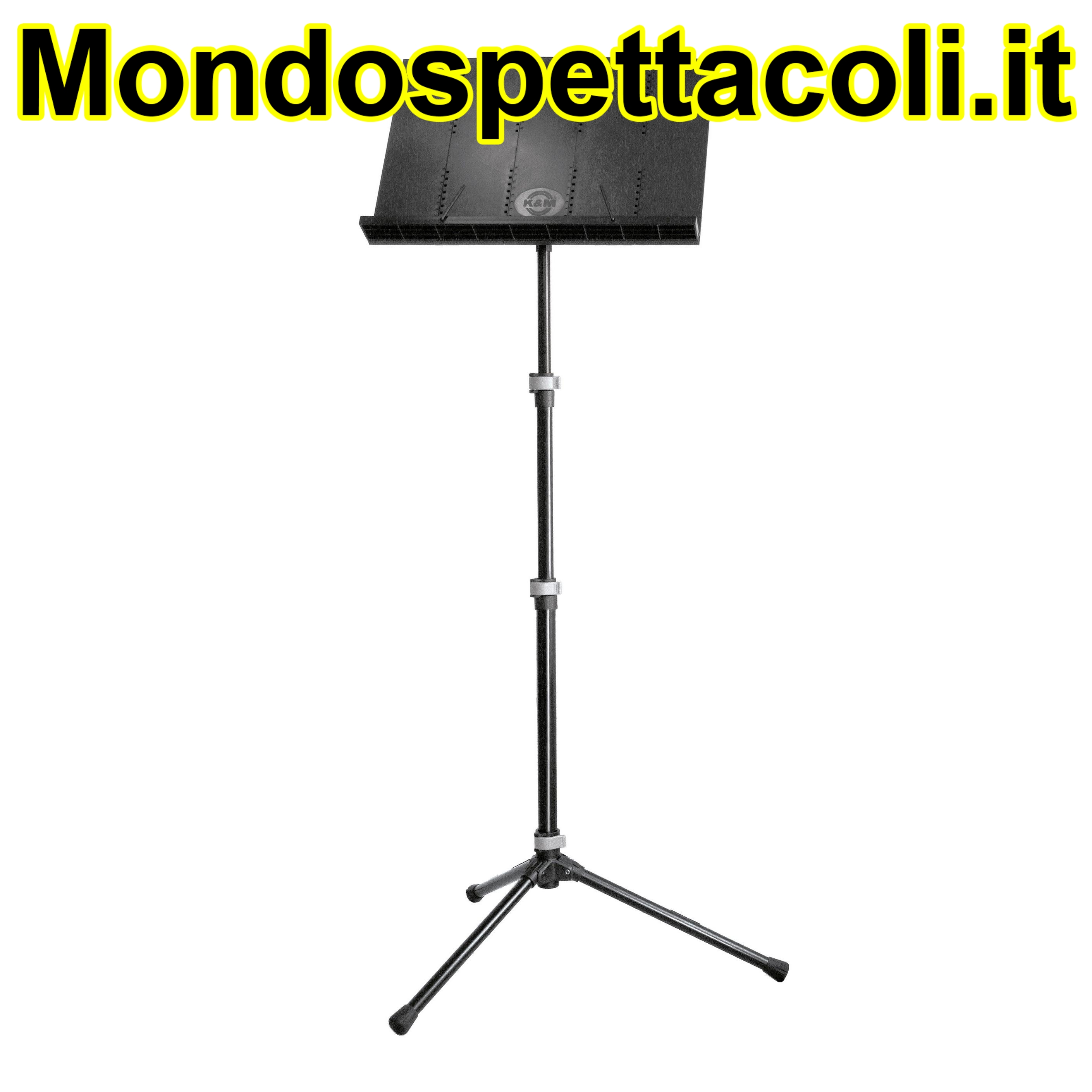 K&M black Orchestra music stand 12125-000-55