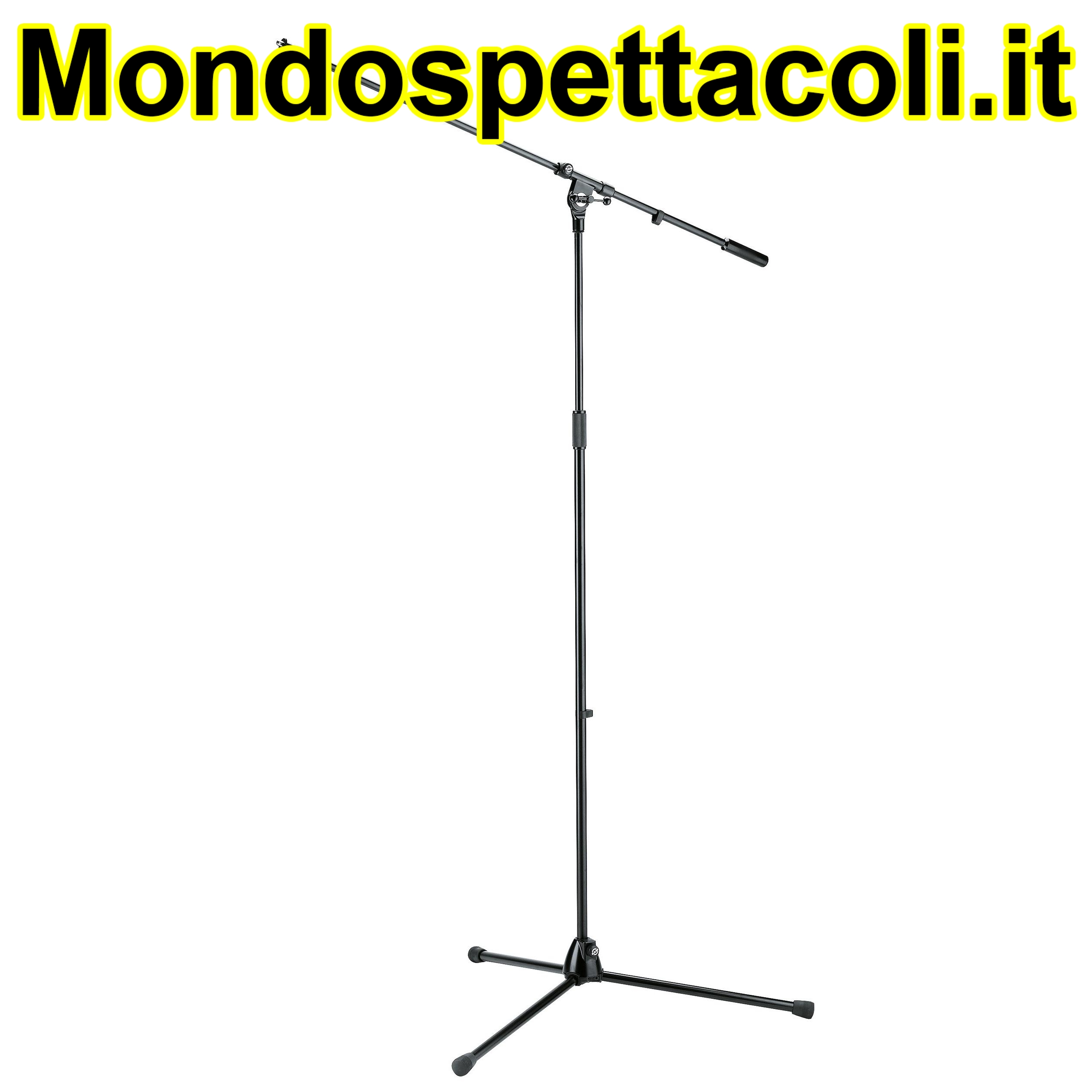 K&M black Overhead microphone stand 21021-300-55