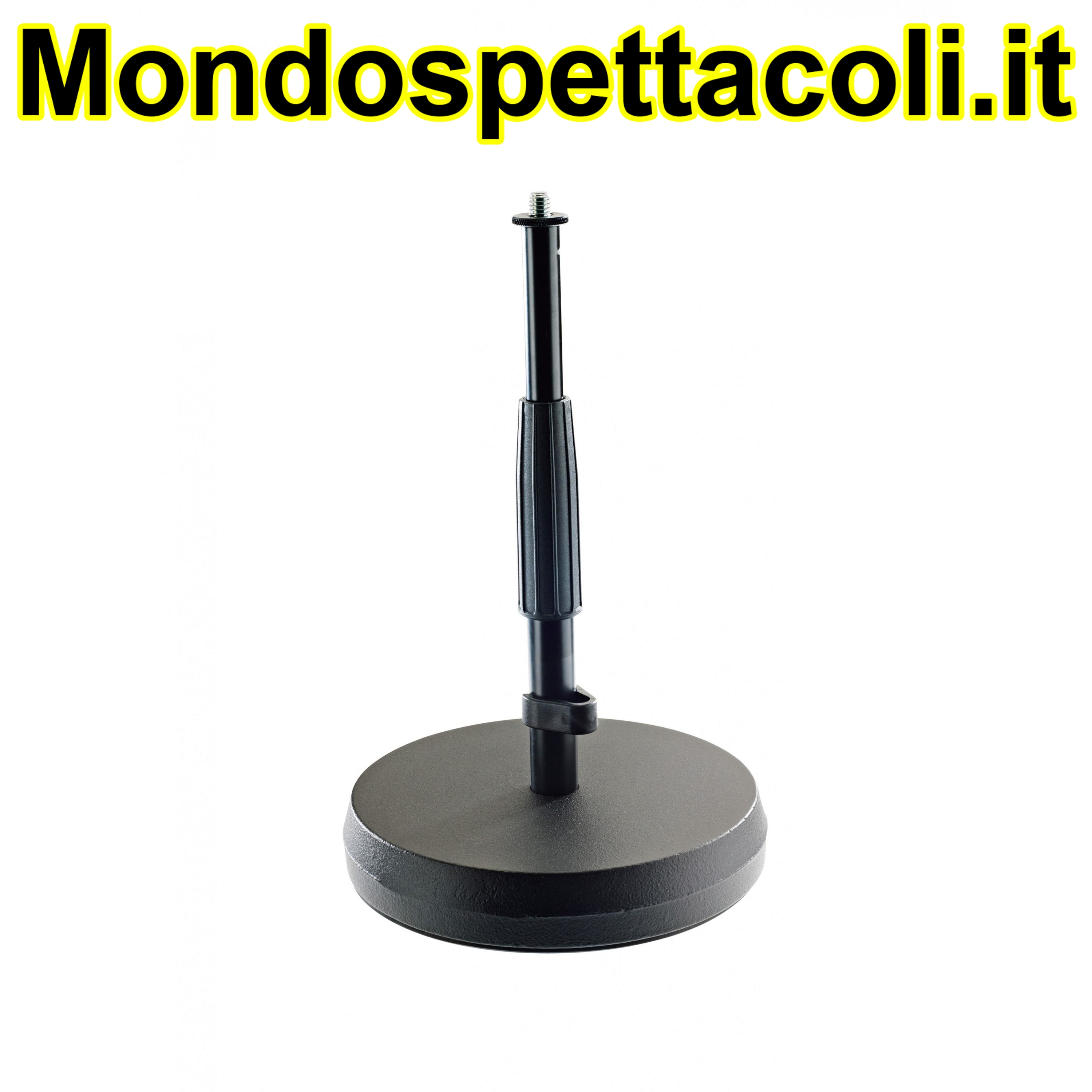 K&M black Table- /Floor microphone stand 23325-300-55