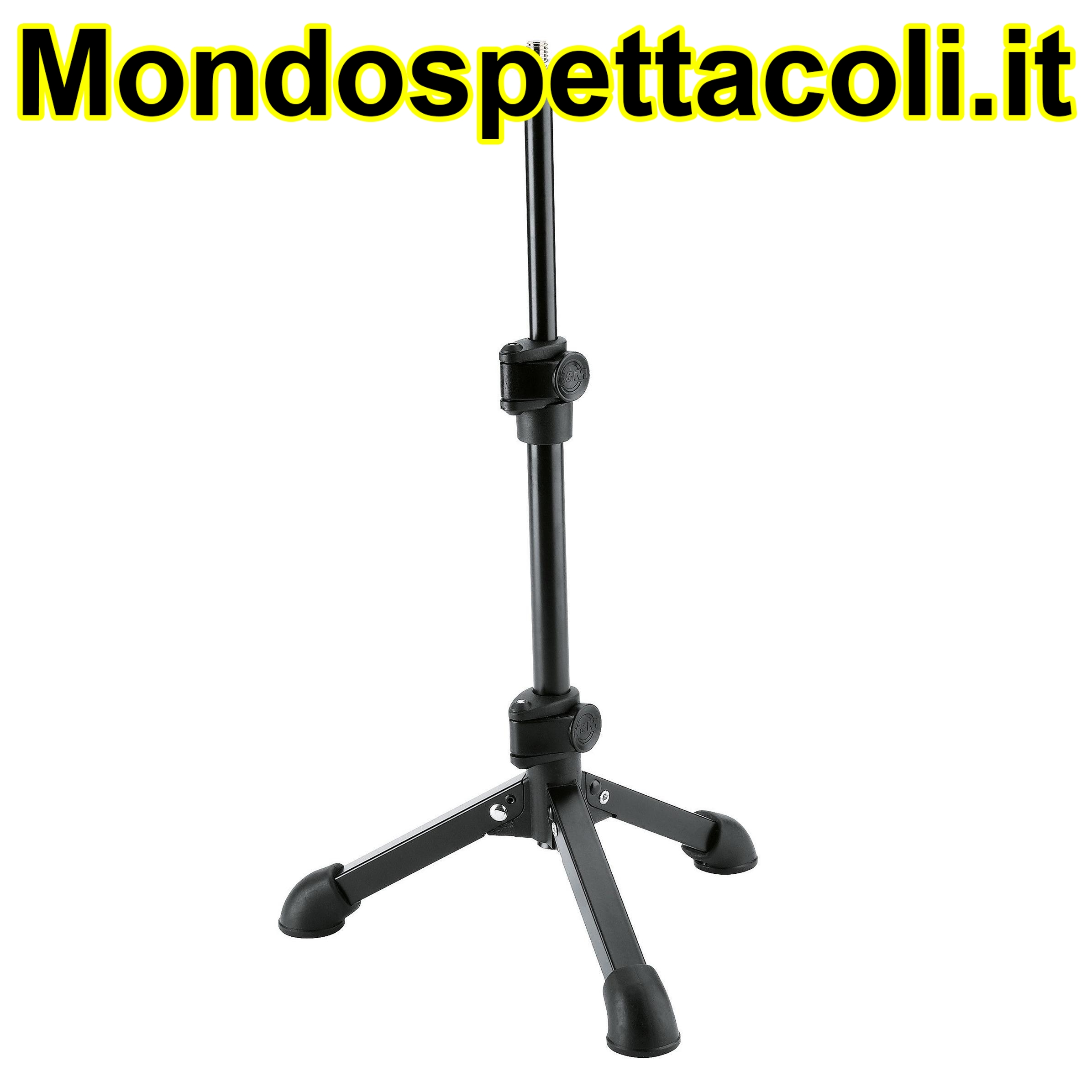 K&M black Tabletop microphone stand 23150-300-55