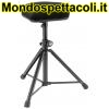 K&M black fabric Stool 14053-000-55