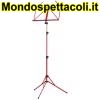 K&M red Music stand 10050-000-59