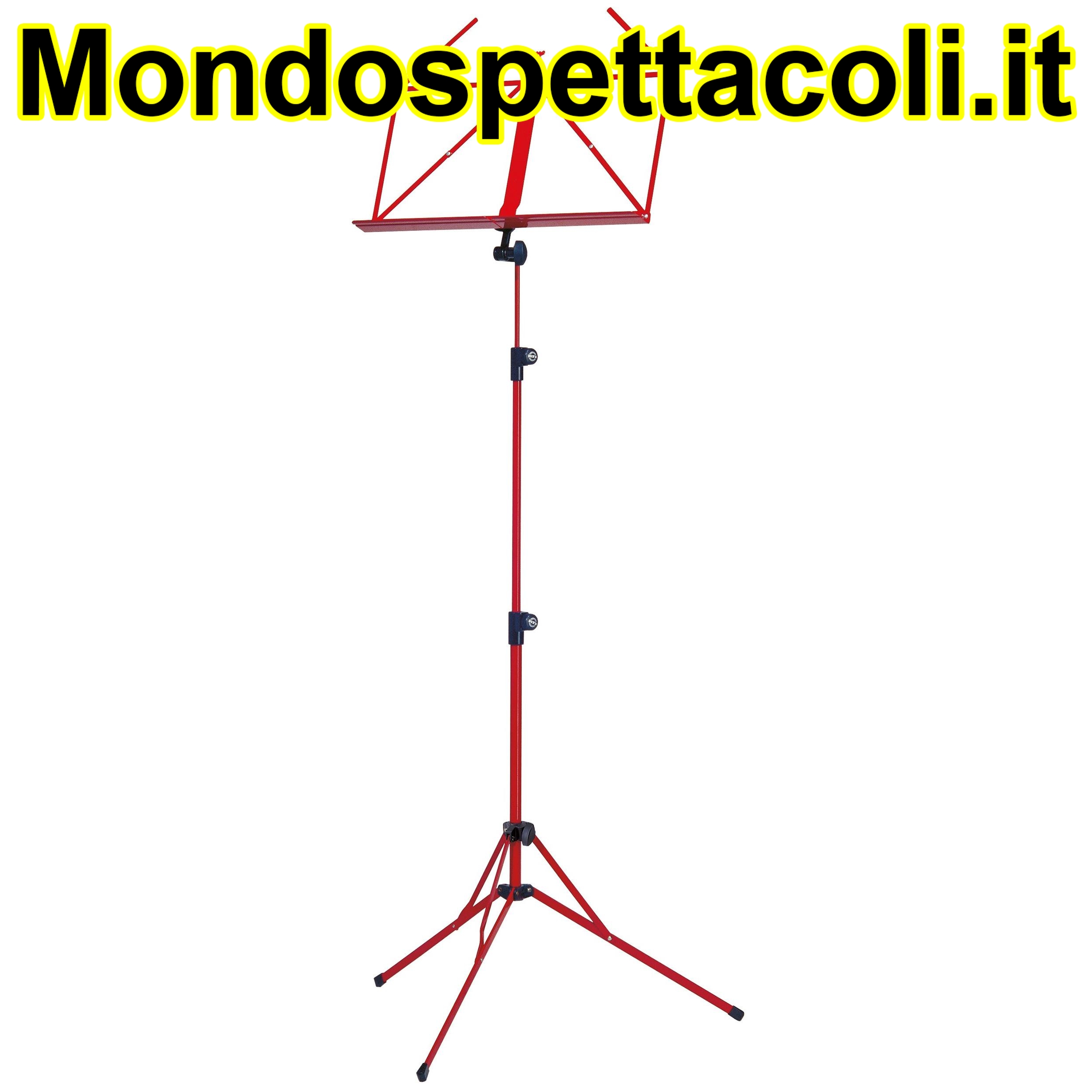 K&M red Music stand 10050-000-59